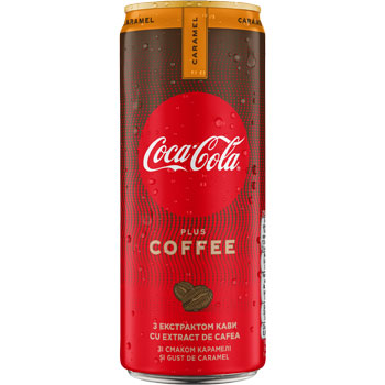 Напій газований</br>Coca-Cola </br>з екстрактом кави </br>та смаком карамелі</br>жерстяна банка </br>250 мл