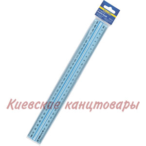 Линейка 30 смBuromax BM.5828с держателемпрозрачная