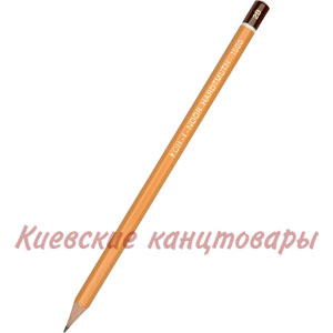 Карандаш простойKOH-I-NOOR 1500 2Bжелтый