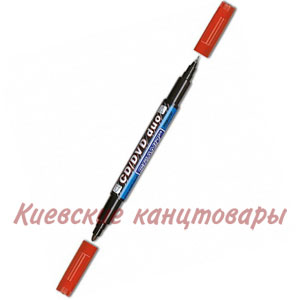 Маркер для СD/DVD Granit Piccolo Duoдвухстороннийчерный