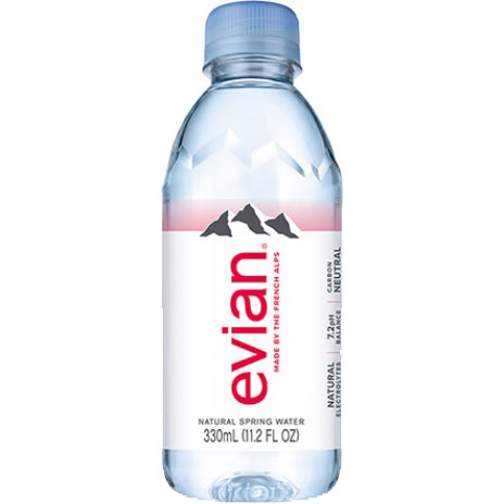 Вода мінеральнаEvianнегазована 0,33 л