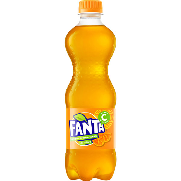 Напій газований</br>Fanta Апельсин</br>ПЕТ-пластик</br>0,5 л