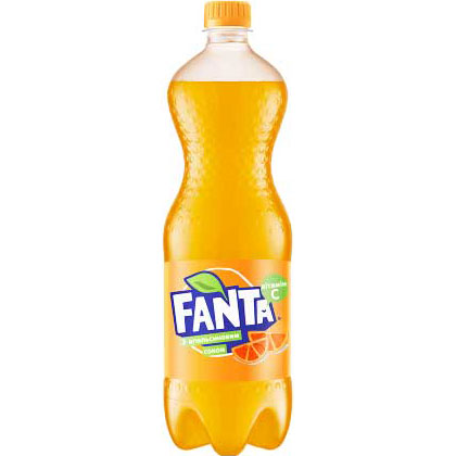 Напій газований</br>Fanta Апельсин</br>ПЕТ-пластик</br>1,5 л