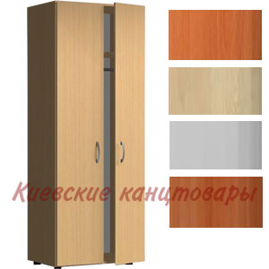 Шкаф </br>гардеробный Ш-1/1</br>700 х 550 х 2155 мм</br>выбор цветов