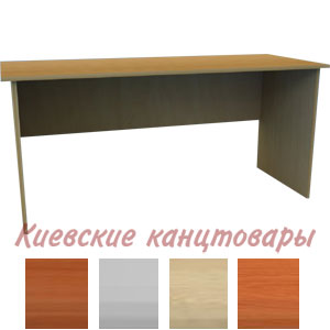 Стол прямой</br>СП 160</br>1600 х 650 х 740 мм</br>выбор цветов
