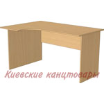 Стол угловой</br>СУ135-L левый</br>1350/650 х 950/510 х 740 мм</br>выбор цветов
