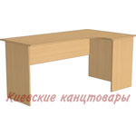 Стол угловой</br>СУ160/1-R правый</br>1600/650 х 950/510 х 740 мм</br>выбор цветов