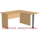 Стол угловой</br>СУ135/Н-R правый</br>1350/650 х 1350/510 х 740 мм</br>выбор цветов
