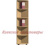 Полка Ш-11</br>угловая</br>350 х 350 х 1800 мм</br>выбор цветов