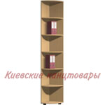 Полка угловая Ш-11/1</br>350 х 350 х 2155 мм</br>выбор цветов