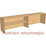 Надстройка на стол НД-3 </br>1600 х 250 х 400 мм </br>выбор цветов