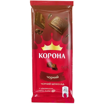 Шоколад Короначорний85 г