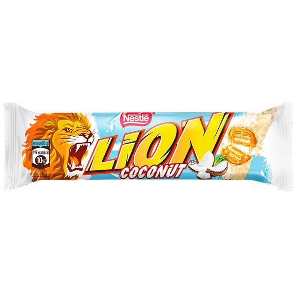 Батончик вафельнийLion Coconut з кокосовою стружкою 40 г