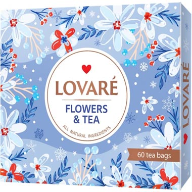 Колекція чаюLovare Flowers & Tea60 пакетиків 