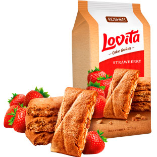 ПечивоLovita Cakeполуниця168 г