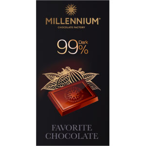 Шоколад чорнийMillenniumFavorite 99%100 г