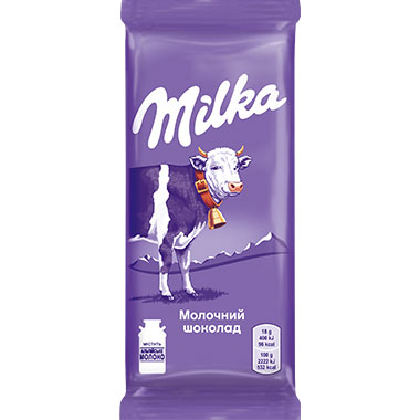 ШоколадMilka молочний90 г