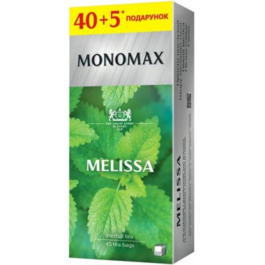 Чай зеленийМономах Melissa45 пакетиків х 1,5 г