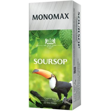 Чай зеленийМономах Soursop25 пакетиків х 1,5 г