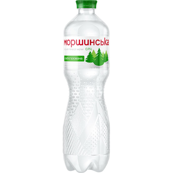 Вода мінеральнаМоршинськаслабогазована 0,75 л