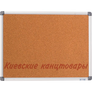 Доска пробковаяBuromax60 x 90 смалюминевая рамка