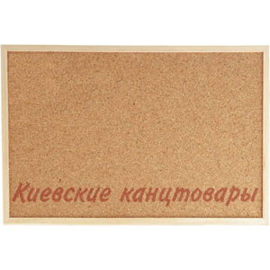 Доска пробковаяBuromax90 x 120 смдеревянная рамка