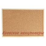 Доска пробковаяBuromax60 x 90 смдеревянная рамка