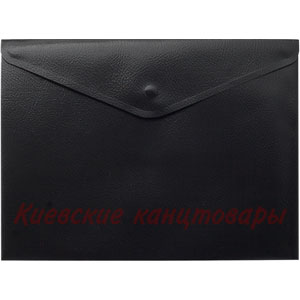 Папка Buromaxс кнопкойнепрозрачнаячерная