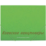Папка A5 Buromax BAROCCOс резинкамизеленая 