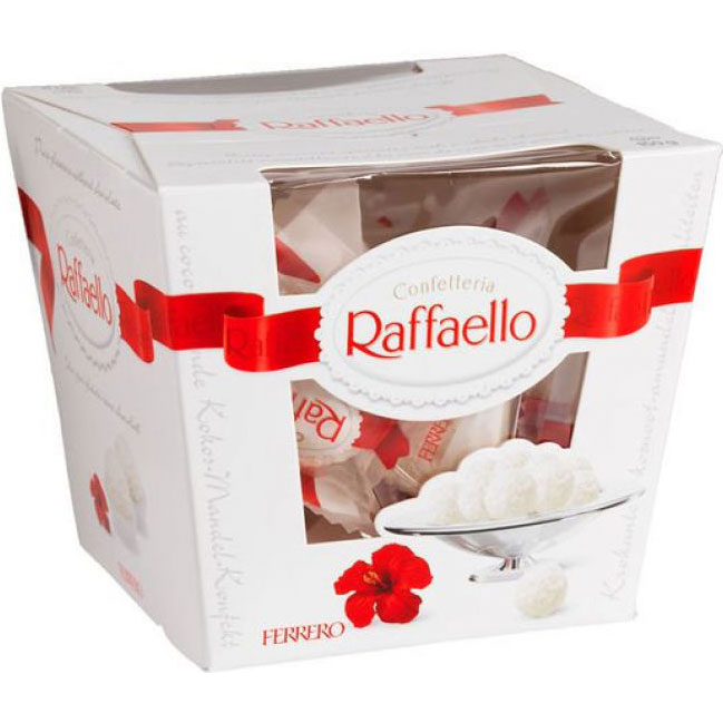 Цукерки Raffaello15 штук150 г