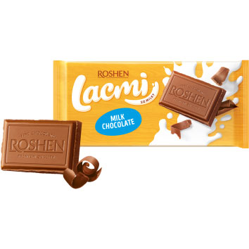 ШоколадRoshen Lacmi молочний90 г