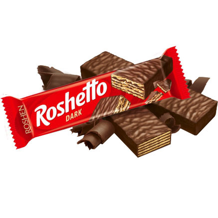 Батончик вафельнийRoshettoDark chocolate34 г