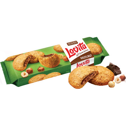 Печиво LovitaSoft Cream Hazelnut127 г