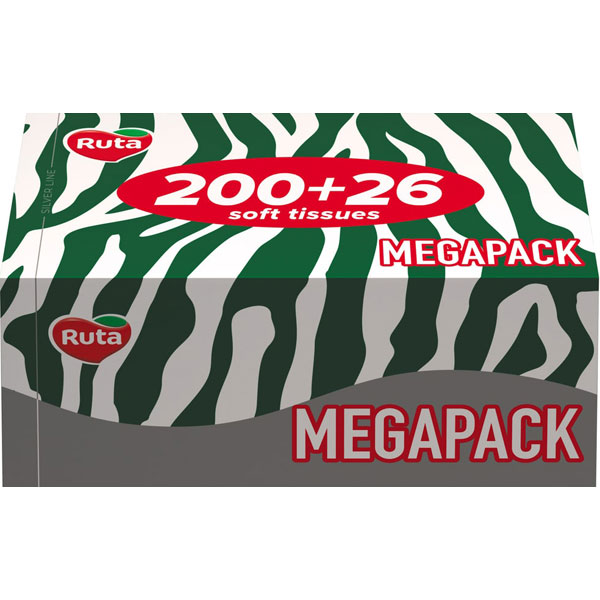 СерветкиRuta Family Pack2-шарові в боксі20,0 х 21,0 см226 штук