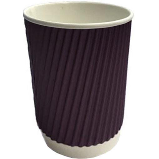 Гофростакан коричневий185 мл25 шт