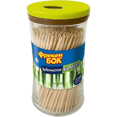 ЗубочисткиФрекен Бокбамбукові250 штук