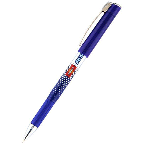 Ручка кулькова  ux-121-020,7ммсиня