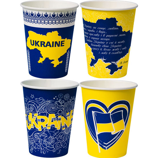 Стакан паперовий з малюнком Patriot175 мл50 шт