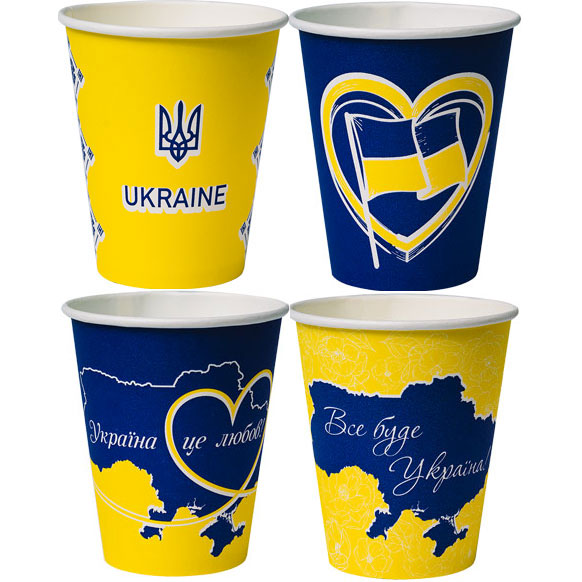 Стакан паперовий з малюнком Patriot250 мл50 шт