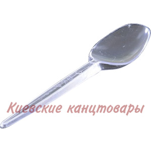 Ложка чайна/кавова  прозора13 см100 штук