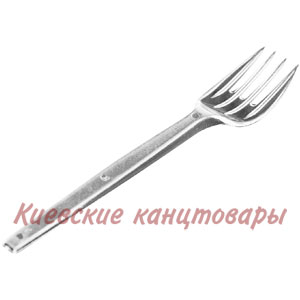 Виделка одноразовасклоподібна прозора16 см 100 штук