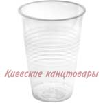 Стаканодноразовийпрозорий 200 мл 1,6 грама 100 штук