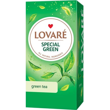 Чай зеленийLovareSpecial Green24 пакетика х 1,5 г